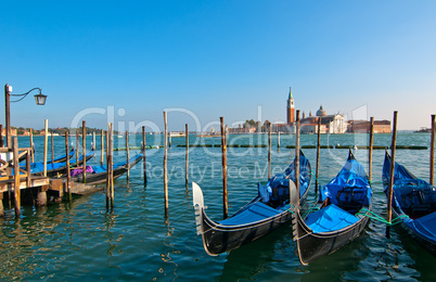 venice italy pittoresque view of gondolas