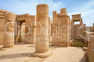 temple of karnak.  luxor, egypt
