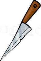 knife clip art cartoon illustration