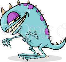 cartoon funny monster illustration