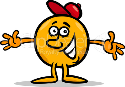 mister ball cartoon character illustration