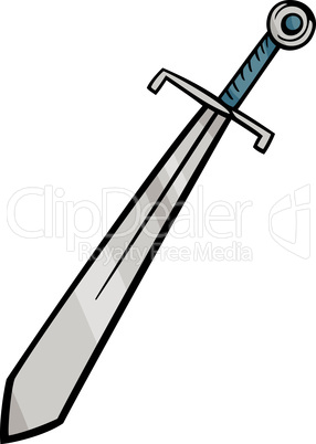 sword clip art cartoon illustration