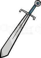 sword clip art cartoon illustration