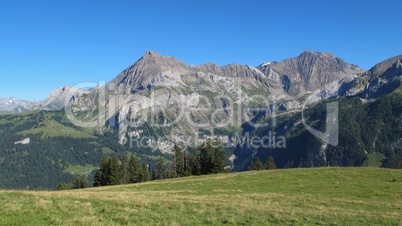 Beautiful mountains near Gstaad