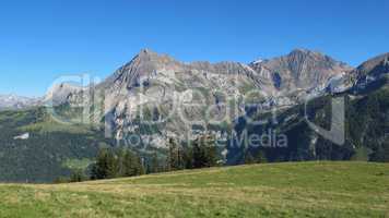 Beautiful mountains near Gstaad