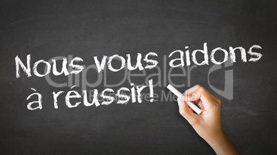 we help you succeed (in french)