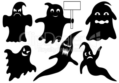 Set Of Different Ghosts