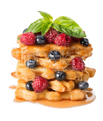 Pyramid of puff pastry