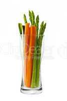 low calorie vegetable in glass