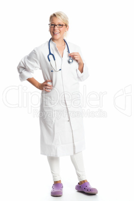 Ärztin mit Stethoskop