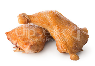 Smoked chicken legs