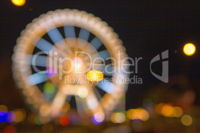 Riesenrad bei Nacht