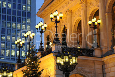 Weihnachten an der Alten Oper in Frankfurt