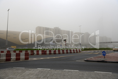 dubai, uae - september 8: the sandstorm in dubai on september 8,