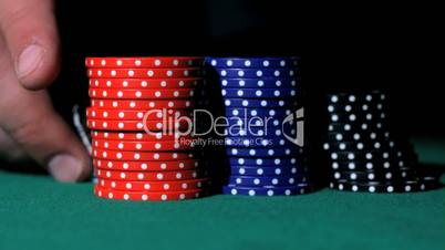 Poker bids.
