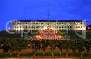 panama canal administration building.  the former seat of the ca