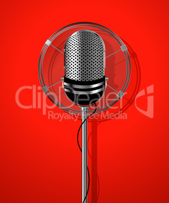 classic radio microphone