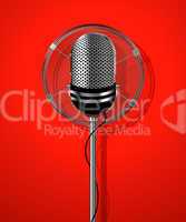 classic radio microphone