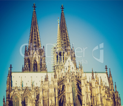 retro look koeln dom