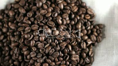 Pile of Coffee beans.
