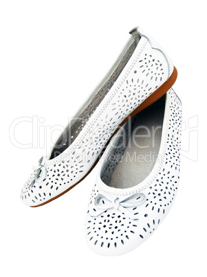 White female shoes