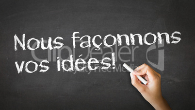 we shape your ideas (in french)