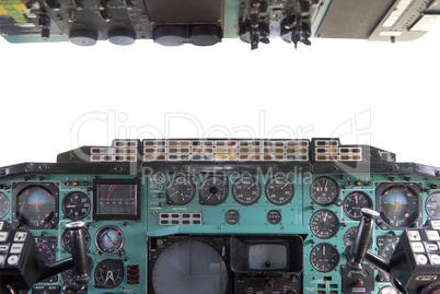 airplane cockpit  tu-144.