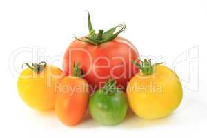 verschiedenfarbige Tomaten