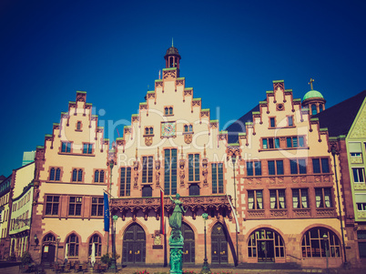 retro look frankfurt city hall