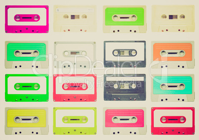 retro look tape cassette