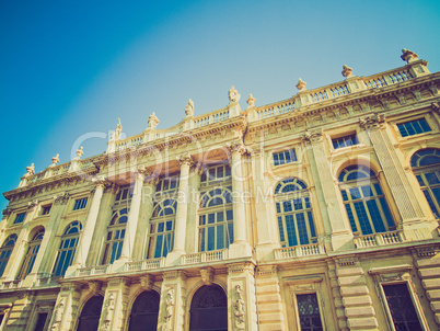 retro look palazzo madama, turin