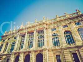 retro look palazzo madama, turin