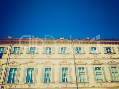 retro look piazza san carlo, turin