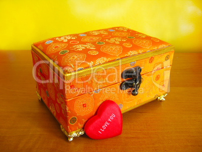 casket as present to the valentine's day