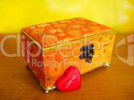 casket as present to the valentine's day