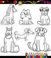 cartoon dog breeds coloring page
