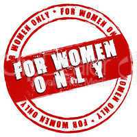 new stamp - for women only