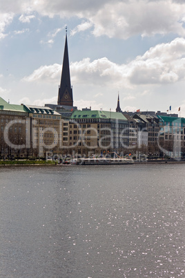 Binnenalster in Hamburg