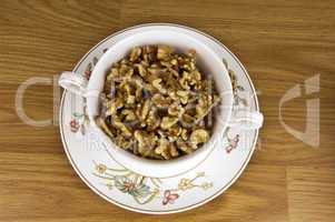 Walnuts in bowl.