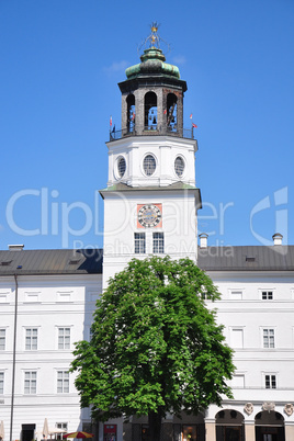 Glockenspielturm der Neuen Residenz in Salzburg