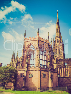 retro look coventry cathedral