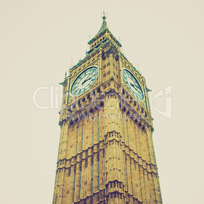 vintage look big ben