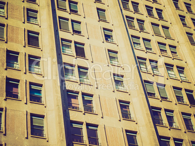 retro look torre velasca, milan