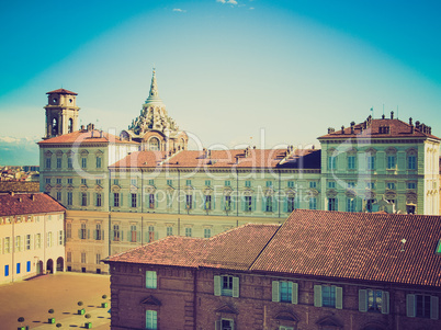 retro look palazzo reale, turin