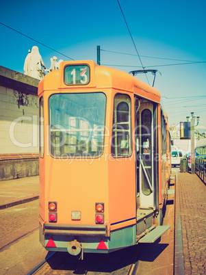 retro look a tram