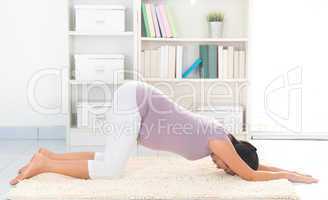 Pregnancy yoga at home