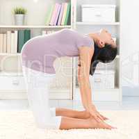 Yoga meditating