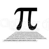 Pi number and sign