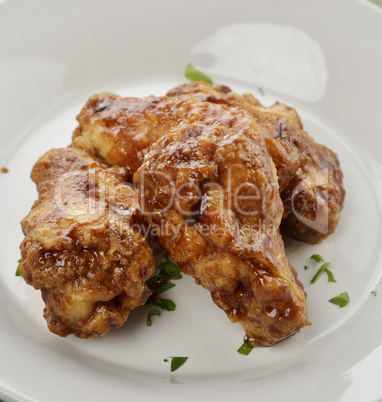 Chicken Wings With Barbecue Sauce