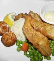 Fried Fish Ahd Scallops
